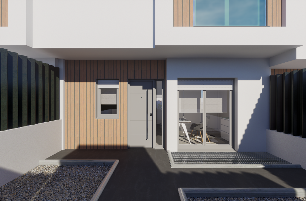 Porche Chalets Adosados en Arroyo de la Encomienda - Bellavista Homes