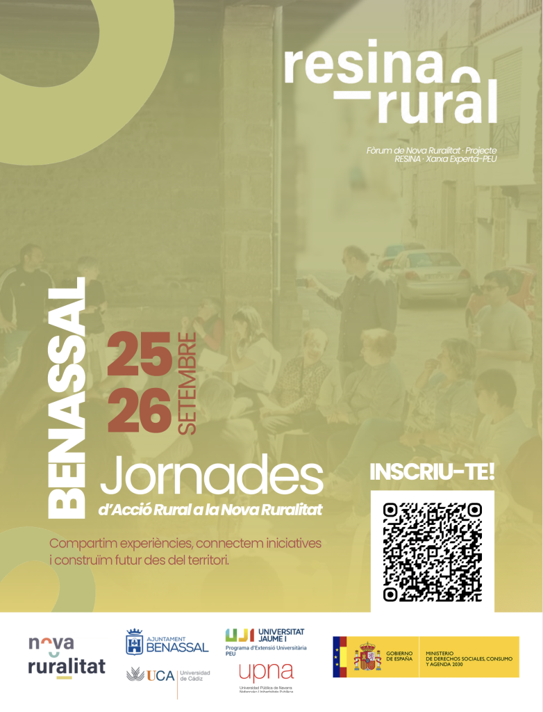 Cartell Jornades d’Acció Rural en la Nova Ruralitat: Arrels de Resiliència